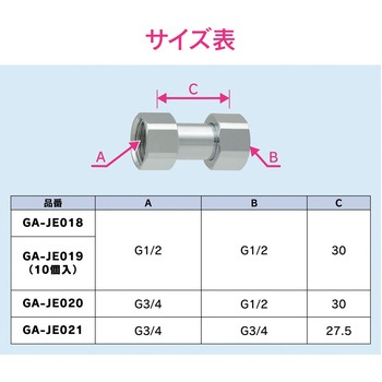 これエエやん 両ナットユニオン 水道配管継手 原状回復 GAONA(ガオナ)
