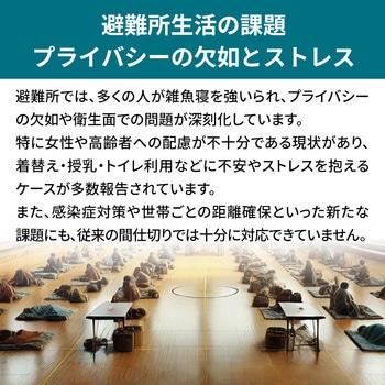 防災用 避難個室テント 180 RABLISS