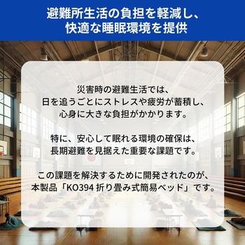 折り畳み式簡易ベッド RABLISS