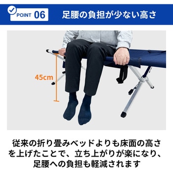 折り畳み式簡易ベッド RABLISS