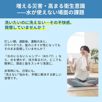 水のいらないシャンプー RABLISS