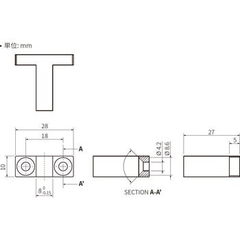 誘導式リニアポジションセンサLPDシリーズ用ターゲット AUTONICS(オートニクス)
