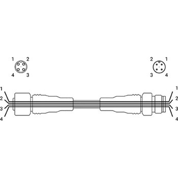 誘導式リニアポジションセンサLPDシリーズ用コネクタケーブル AUTONICS(オートニクス)