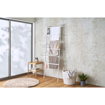 Quick Lock 伸縮できる マルチラダーラック ホワイト - リブプラス