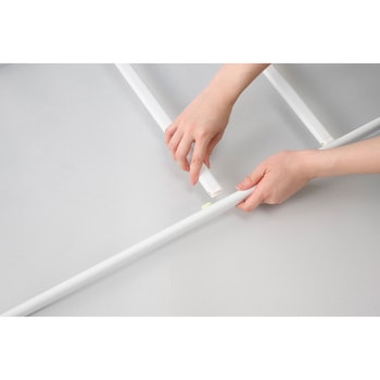 Quick Lock 伸縮できる マルチラダーラック ホワイト - リブプラス