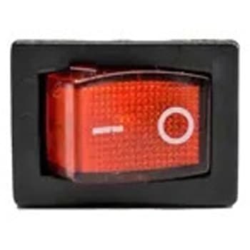 ロッカースイッチ AC100V用 防水カバー付き マリンテック