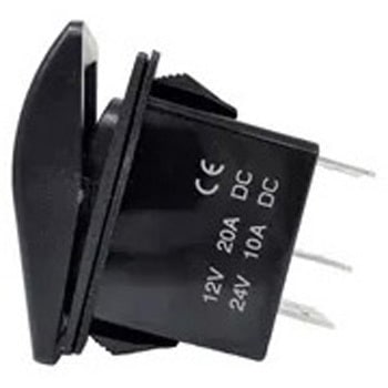 角型ロッカースイッチ モーメンタリー - マリンテック