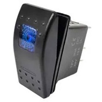 角型ロッカースイッチ モーメンタリー - マリンテック