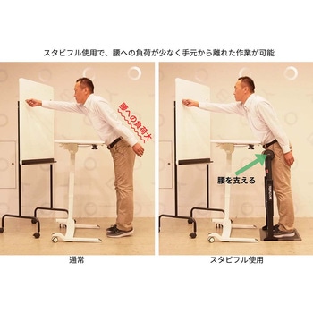 アルケリス 立ち仕事サポート スタビフル ウレタンロールクッション - アルケリス