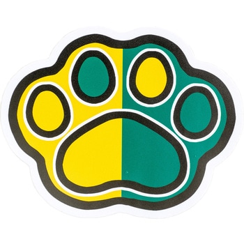 カー用品 肉球ビギナーステッカー 大 向島自動車用品製作所