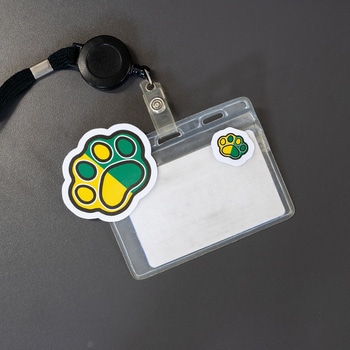 カー用品 肉球ビギナーステッカー 中 向島自動車用品製作所