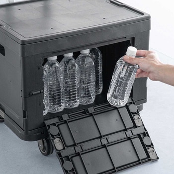 台車 折りたたみ式 折りたたみコンテナ付き サンワダイレクト