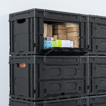 コンテナ 折りたたみ式 蓋付き サンワダイレクト