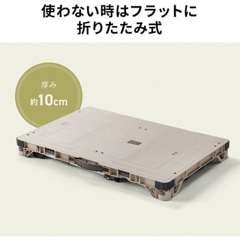 台車 折りたたみ 取っ手付き サンワダイレクト