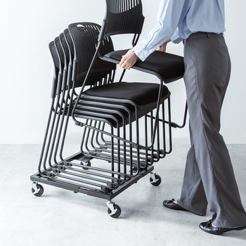 台車 スタッキングチェア用 サンワダイレクト