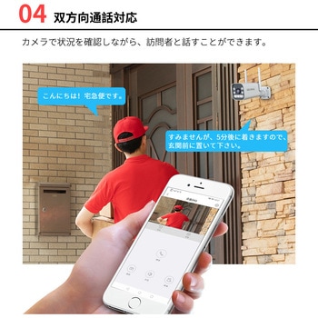 センサーライト付き防犯カメラ センサーライト付き 防犯 300万画素 セキュリティ スマホ連携 水鏡