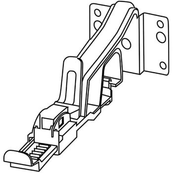 LL75G 新・丸トップRV105 ステンレス金具正面打(吊) ワンタッチ自在式