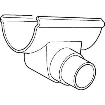 丸トップ105 よびといジョイント エスロン 軒継手 【通販モノタロウ】