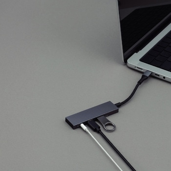 USB3．2Type-C2pアルミハブ(3．5)/グレー ナカバヤシ