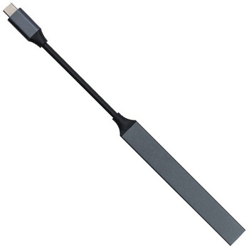 PD USB3．2G1+2．0 5P アルミハブ/グレー ナカバヤシ