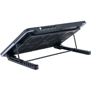 ノートPCクーラー 2WAY5FANスタンダード/クロ - ナカバヤシ