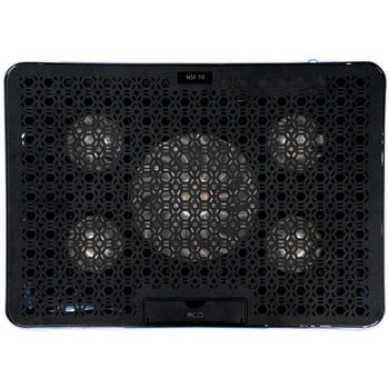 ノートPCクーラー 2WAY5FANスタンダード/クロ - ナカバヤシ