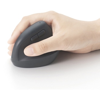 無線ミニエルゴ静音5ボタンBlueLEDマウス - ナカバヤシ