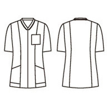 スクラブ 兼用 半袖 住商モンブラン