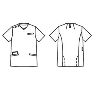 スクラブ 兼用 半袖 住商モンブラン