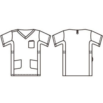 スクラブ 兼用 半袖 住商モンブラン