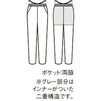 パンツ レディス 総ゴム 住商モンブラン