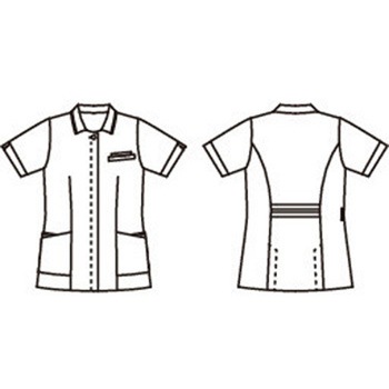 ナースジャケット 半袖 住商モンブラン