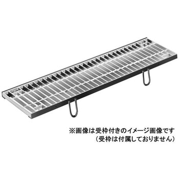 鋼板製グレーチング 建築外構用みぞぶた ポルト固定式(騒音低減用)プレーンタイプ PRT(一般型) ニムラ
