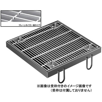 鋼板製グレーチング ボルト固定式落込み細目ますぶた プレーンタイプ PGT-S(一般型) ニムラ