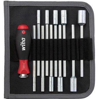 システム6 六角ナット交換ブレードセット 12本組(バッグ付) Wiha(ビーハ/ノガ)