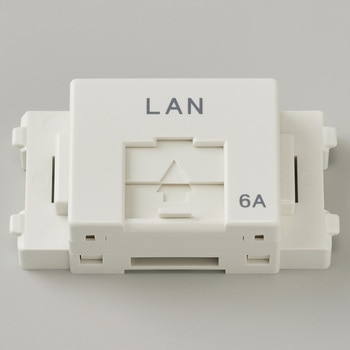 UTP-C6A-(S)用 モジュラージャック付 JISプレートキット ( KT-MJ-C6A-KIT ) - 関西通信電線