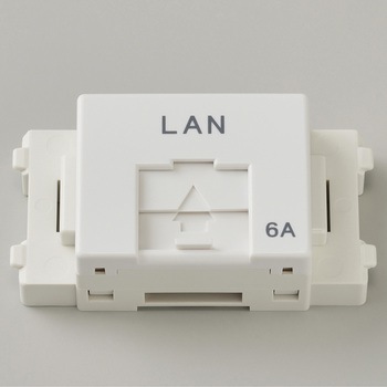 UTP-C6A-(S)用 モジュラージャック付 JISプレートキット ( KT-MJ-C6A-KIT ) - 関西通信電線