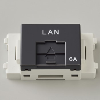 UTP-C6A-(S)用 モジュラージャック付 JISプレートキット ( KT-MJ-C6A-KIT ) - 関西通信電線