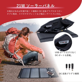 ソーラーパネル&ポータブル電源セット サイエルインターナショナル