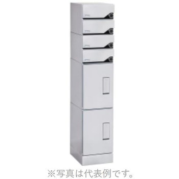 RusuPoSHARE(宅配ボックス・ポスト一体タイプ)4世帯用 河村電器産業