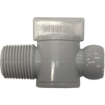 3/8"クーラントノズル オネジバルブ グレー - 日機