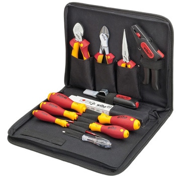 電気技師用 パウチ入り工具セット 12本組 Wiha(ビーハ/ノガ)