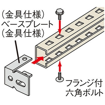 ベースプレート(金具仕様) RAL型用、RAH型用 ナイキ
