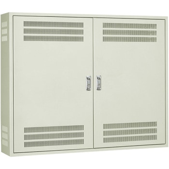 熱機器収納キャビネット 奥行140mm(両扉) 日東工業
