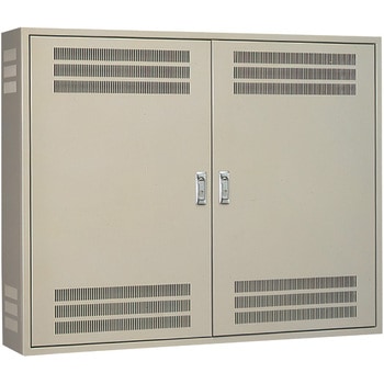 熱機器収納キャビネット 奥行160mm(両扉) 日東工業