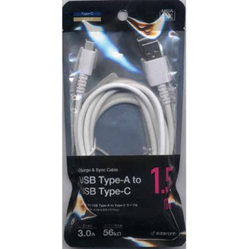 R15CAAC3A01WH AtoType-C�P�[�u��3.0A1.5m ���X�^�o�i�i �[�d/�f�[�^�]���p 62471789