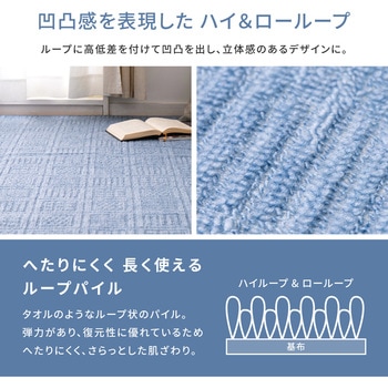 平織カーペット アンバー江戸間 萩原