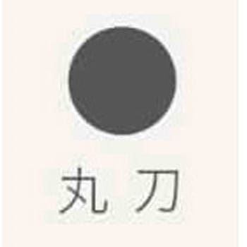 短柄彫刻刀 丸刀 三木章