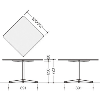 フラップテーブル KHC型 ナイキ