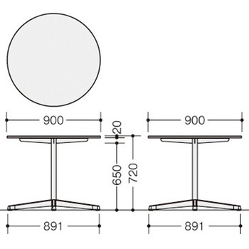 フラップテーブル KHC型 ナイキ
